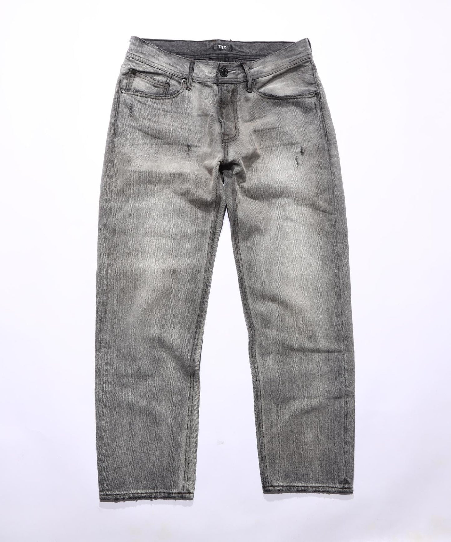 12oz SOFT BLACK DENIM 5P STRAIGHT