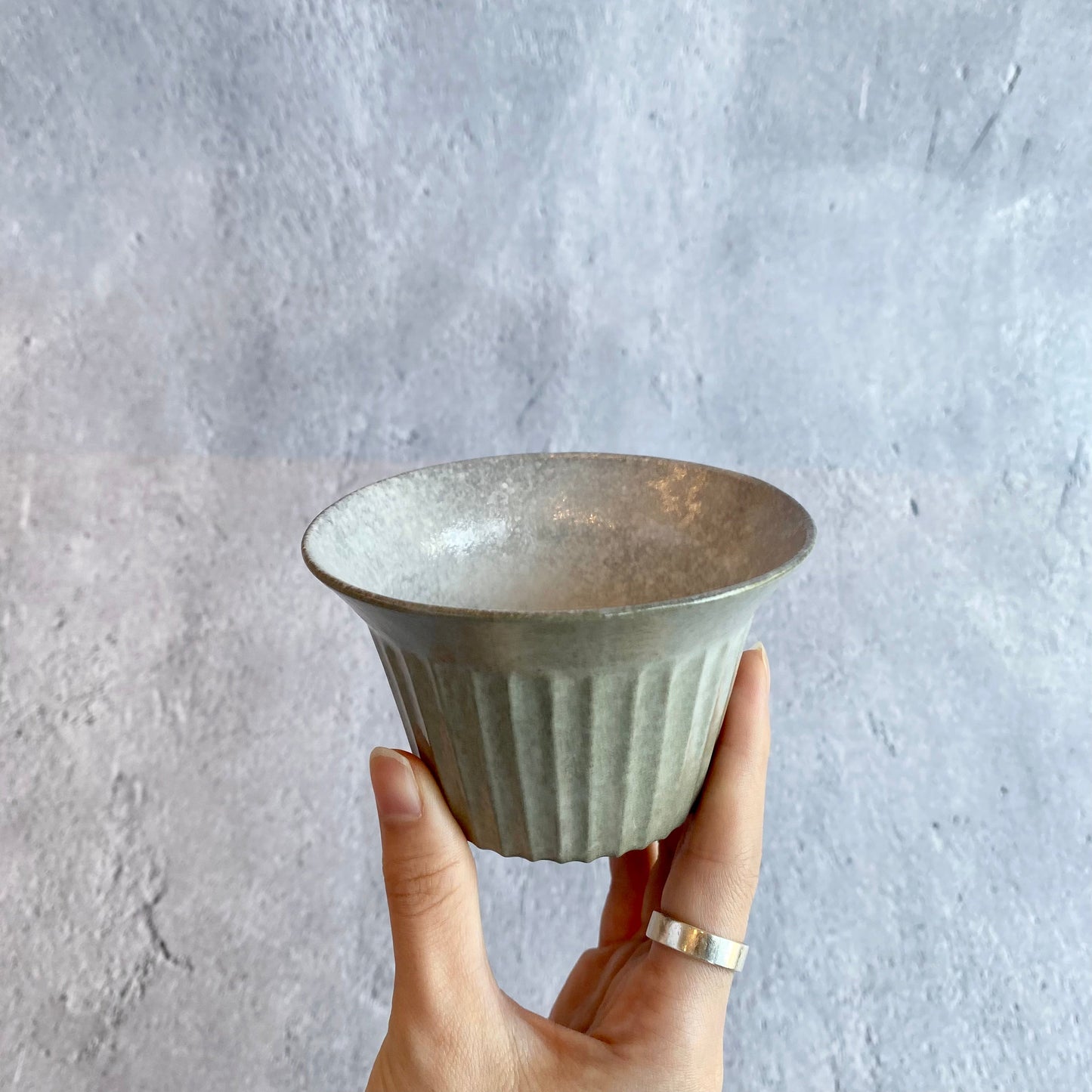 作家　飛松灯器　shave / 小鉢 /gray【6】