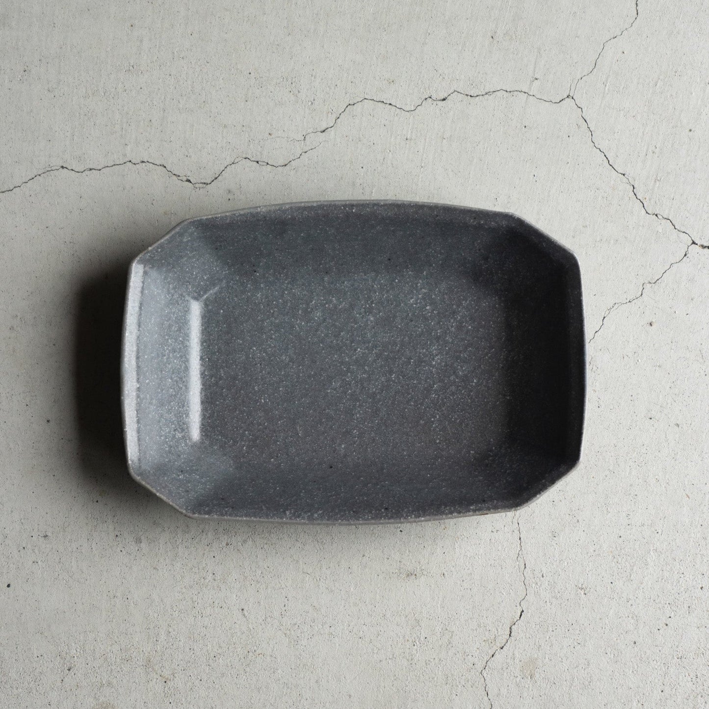 八角鉢 小 グレー釉｜古谷製陶所（信楽焼 陶器）【古3】