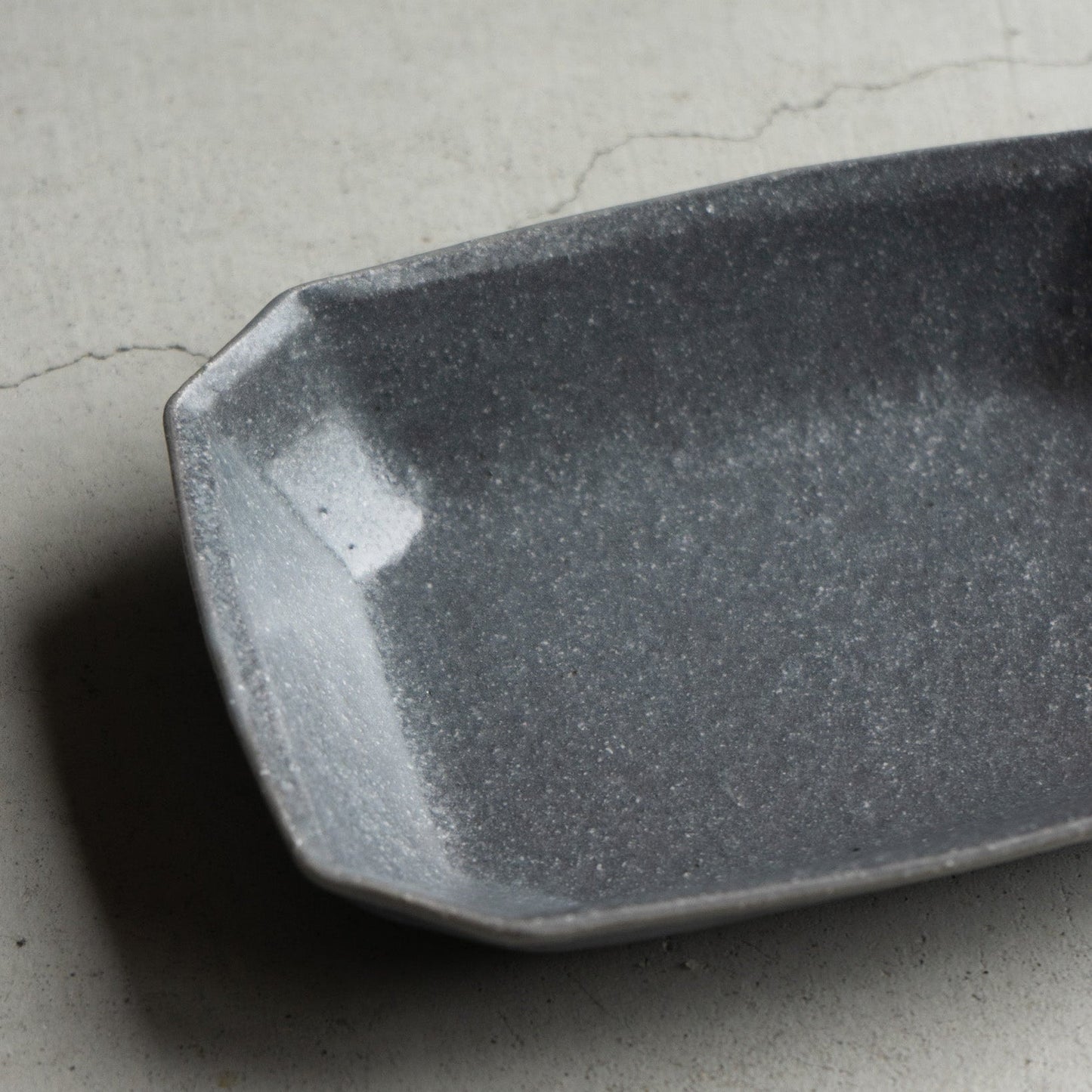 八角鉢 小 グレー釉｜古谷製陶所（信楽焼 陶器）【古3】