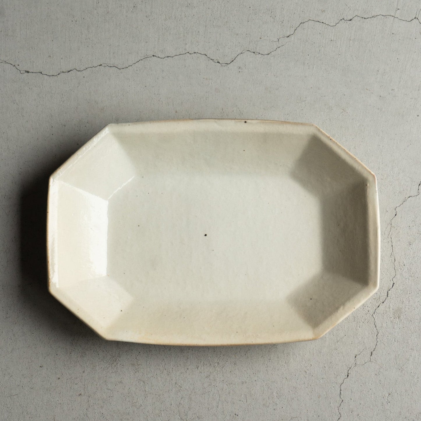 八角鉢 大  鉄散｜古谷製陶所（信楽焼 陶器）【古19】