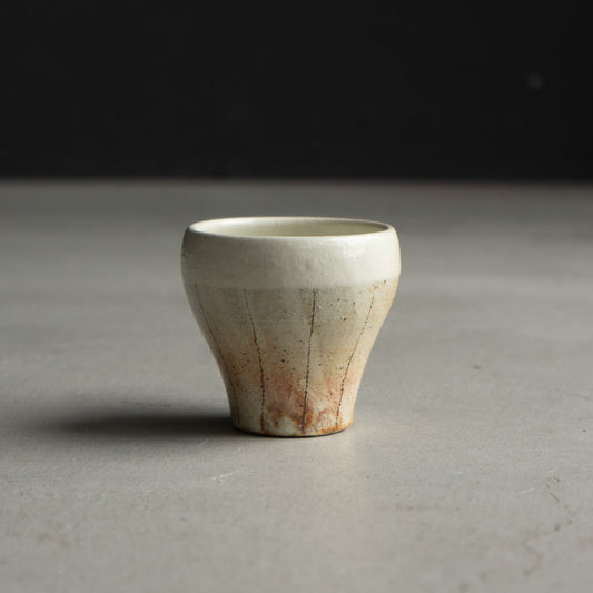 フリーカップ 大  たて鉄線｜古谷製陶所（信楽焼 陶器）【古23】