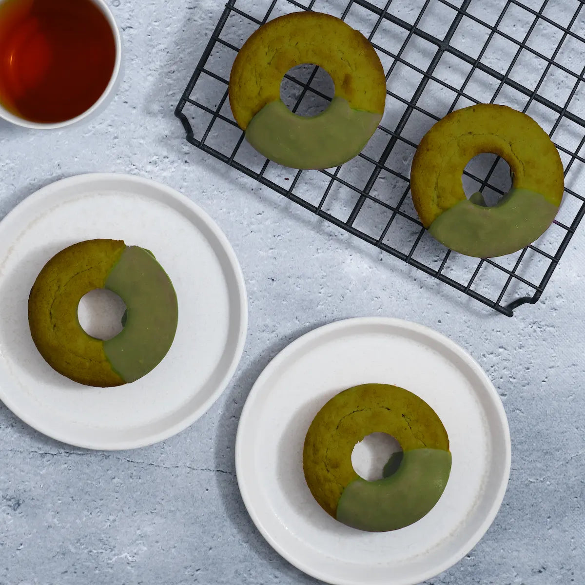 フスボン抹茶ドーナツ 糖質3.4g