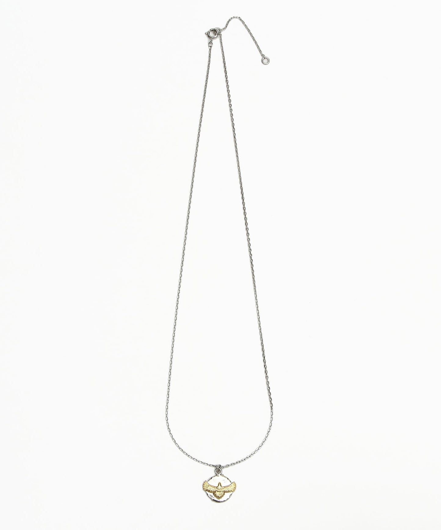 EAGLE COIN NECKLACE(GOLD & SILVER)