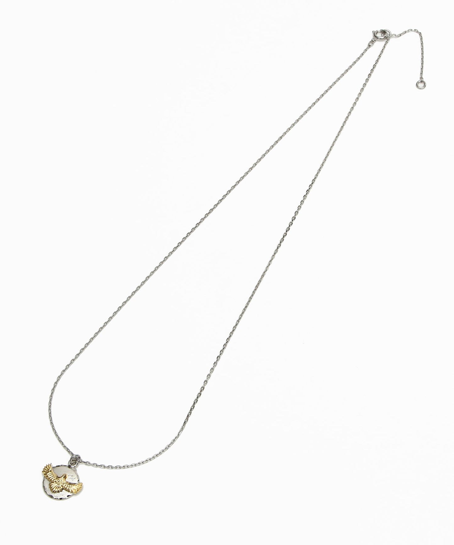 EAGLE COIN NECKLACE(GOLD & SILVER)
