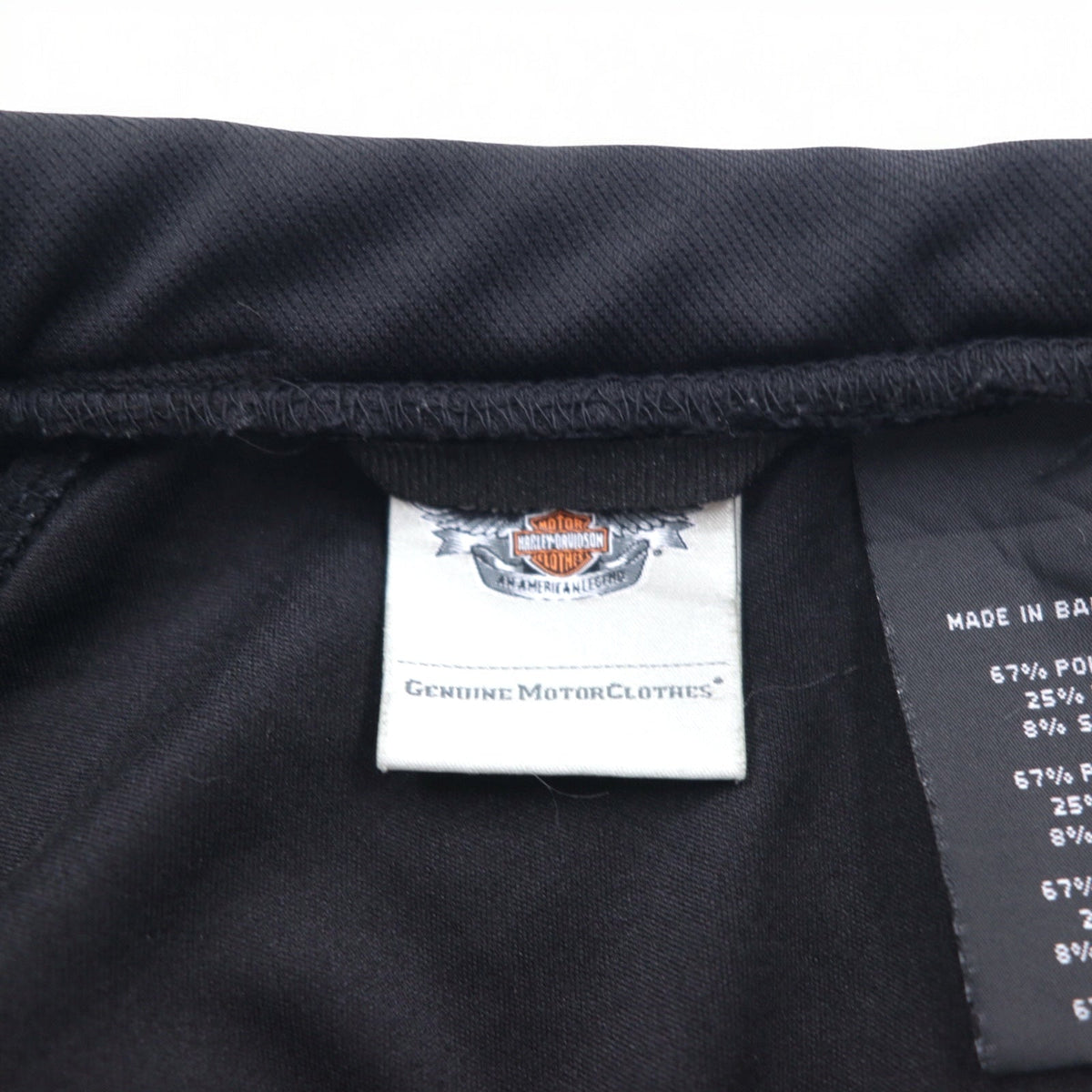 HARLEY DAVIDSON ソフトシェルジャケット ジャージ L グレー ストレッチ サムホール ダブルジップ