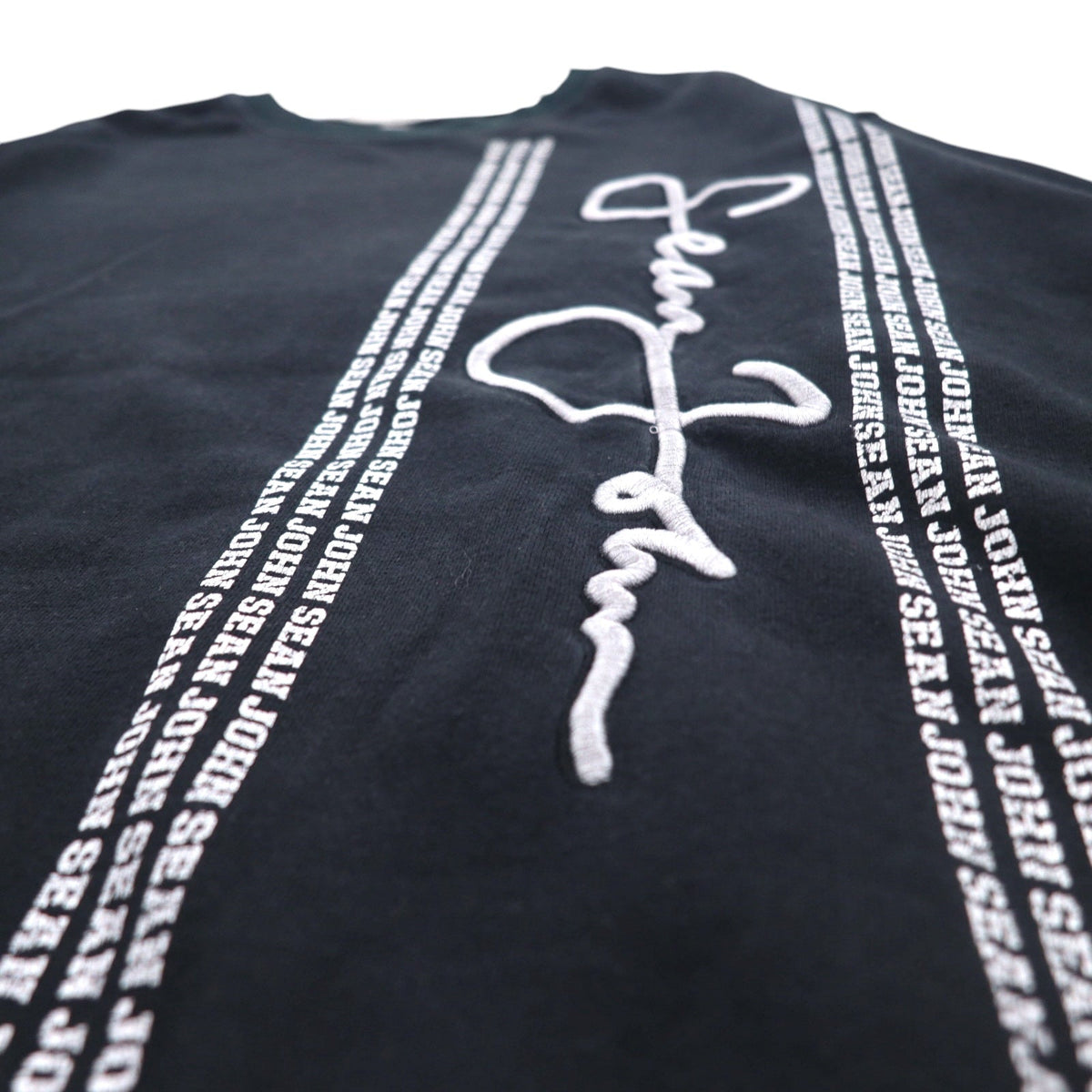 Sean John 90年代 クルーネック スウェット XL ブラック コットン