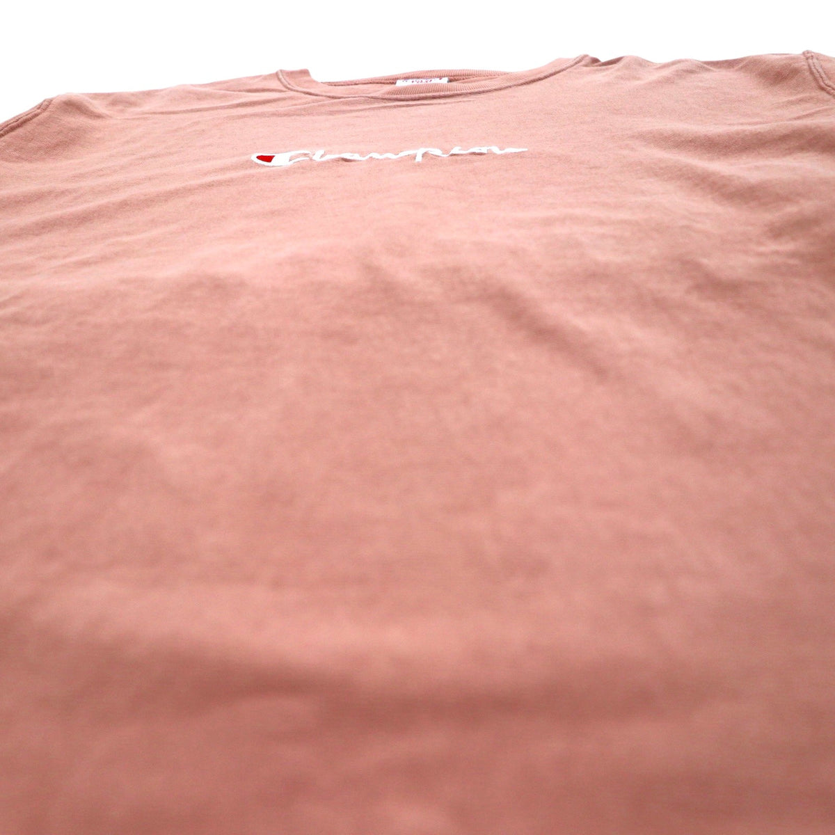 Champion リバースウィーブ REVERSE WEAVE T-SHIRT スウェット  M ピンク スクリプトロゴ 刺繍 C8-P404