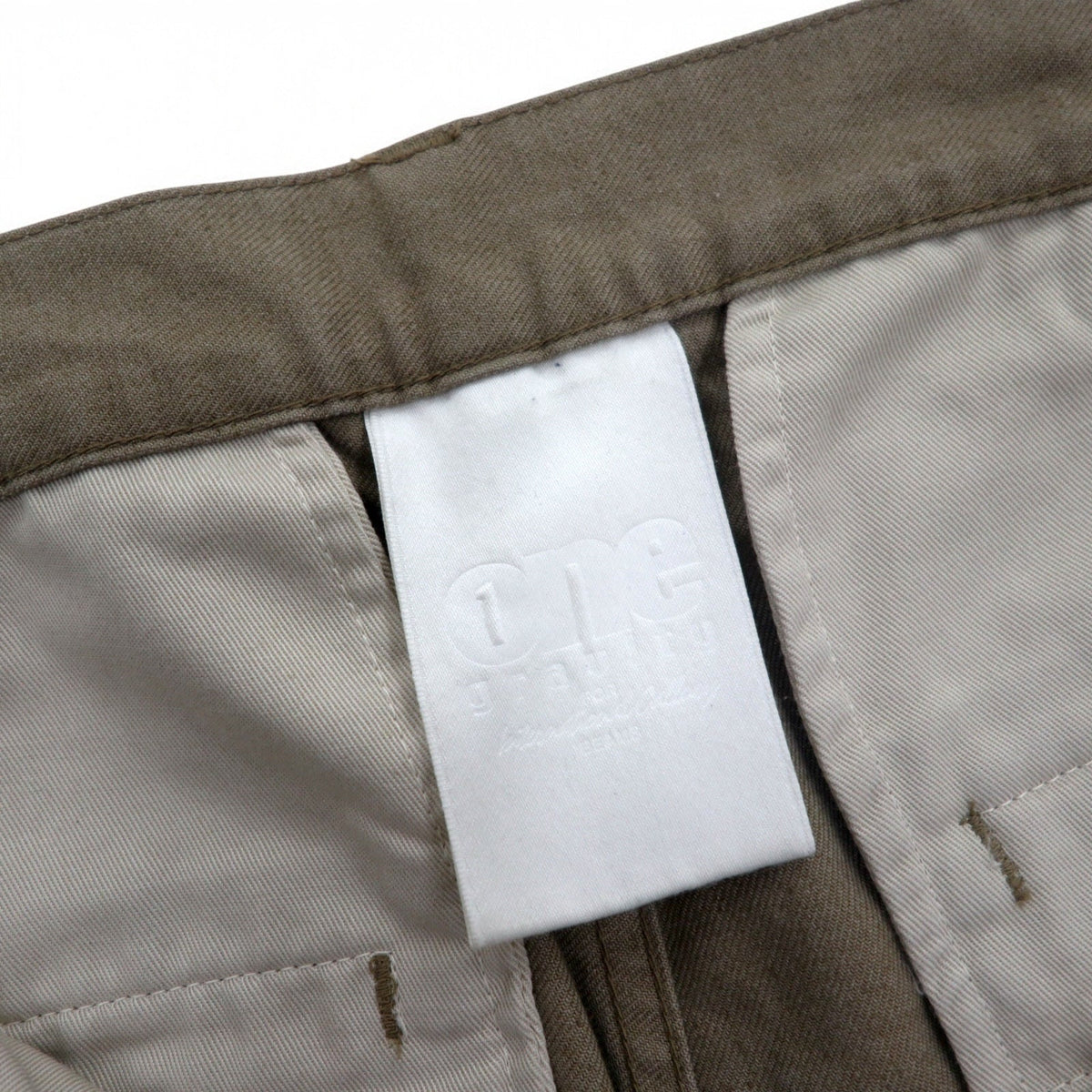 one gravity × International Gallery BEAMS サルエルパンツ S ベージュ コットン 日本製