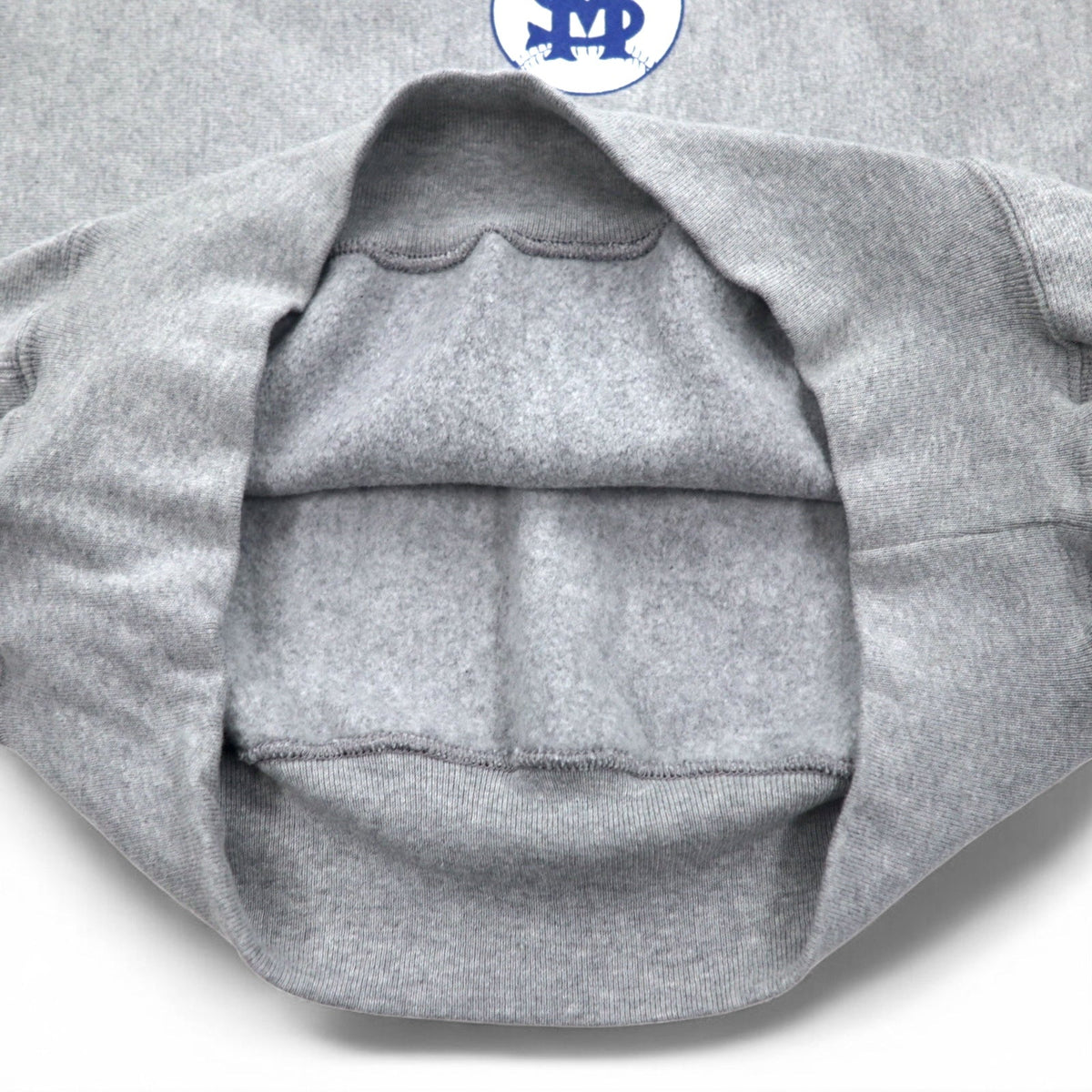 Champion プレミアム リバースウィーブ PREMIUM REVERSE WEAVE スウェット L グレー 裏起毛 カレッジプリント ST. MARY BASEBALL 3段プリント アーチロゴ エルサルバドル製
