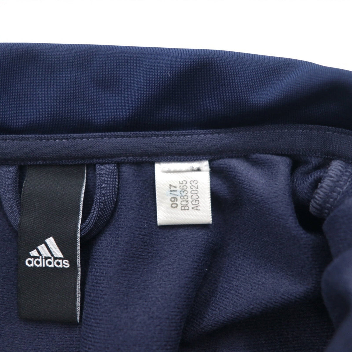 adidas トラックジャケット ジャージ セットアップ M ネイビー ポリエステル BQ8365