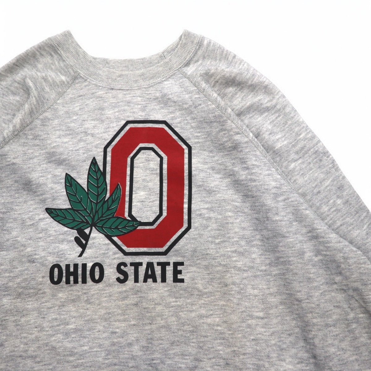 USA製 90年代 BASSETT-WALKER カレッジプリント スウェット 3XL グレー OHIO STATE