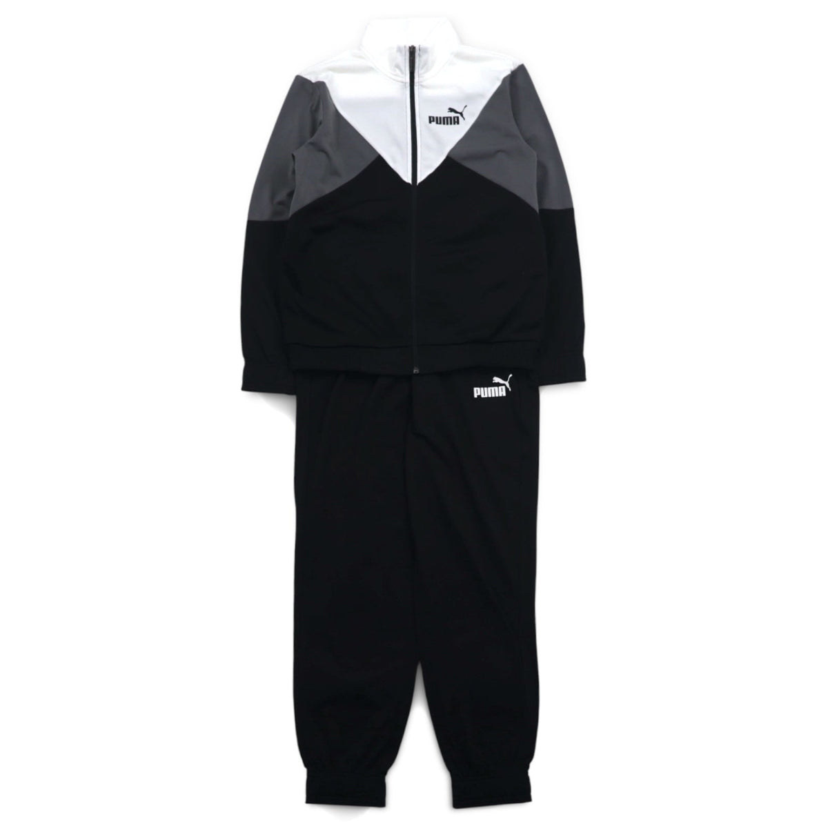 PUMA トラックジャケット ジャージ セットアップ M ブラック ホワイト 585316-01