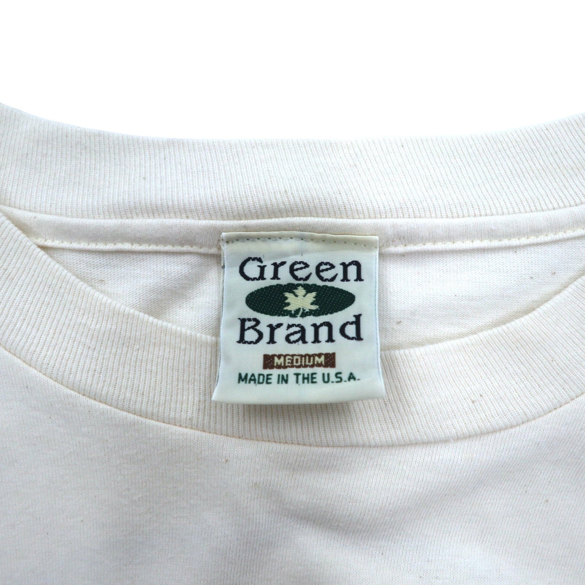 USA製 90年代 Green Brand ロングスリーブTシャツ ロンT XL 袖プリント  SPORTSMEN FISH AND WILDLIFE