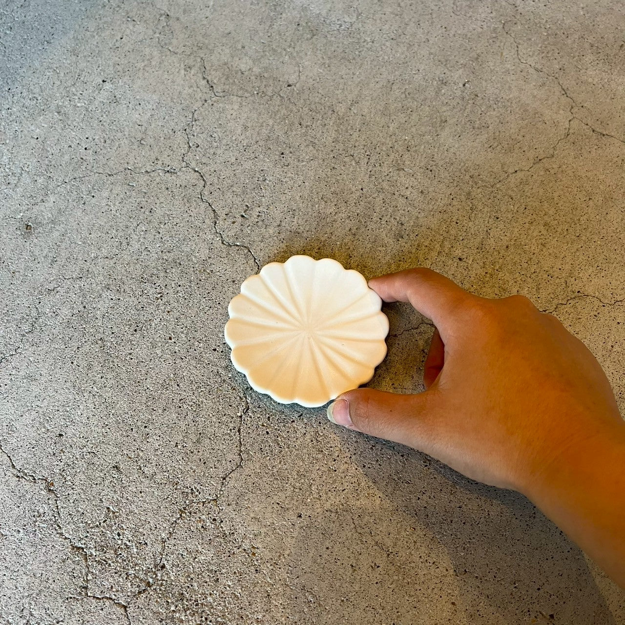 箸置き　カトラリーレストφ7　白【FK29a】