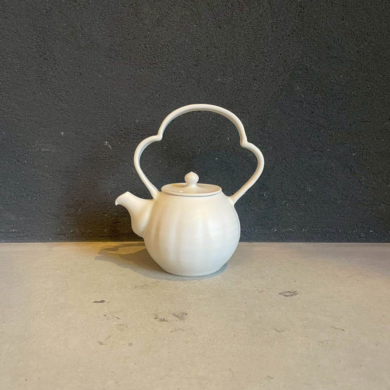 変わり種取手急須300cc　白【FK35a】