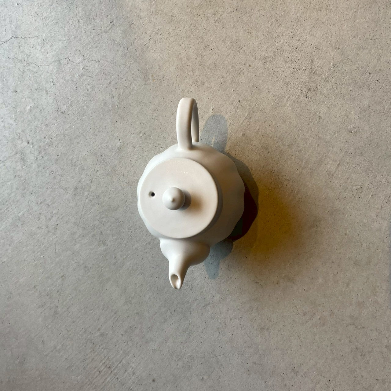 急須シリーズ　茶壺　白【FK36】