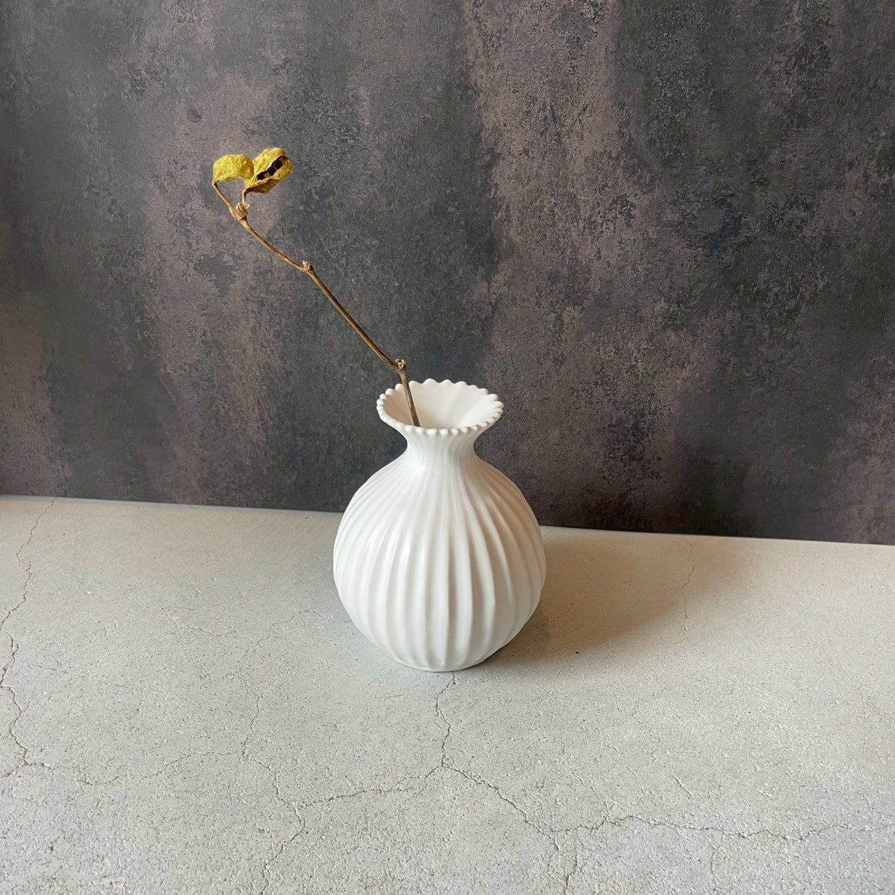 花器D　白【FK62】