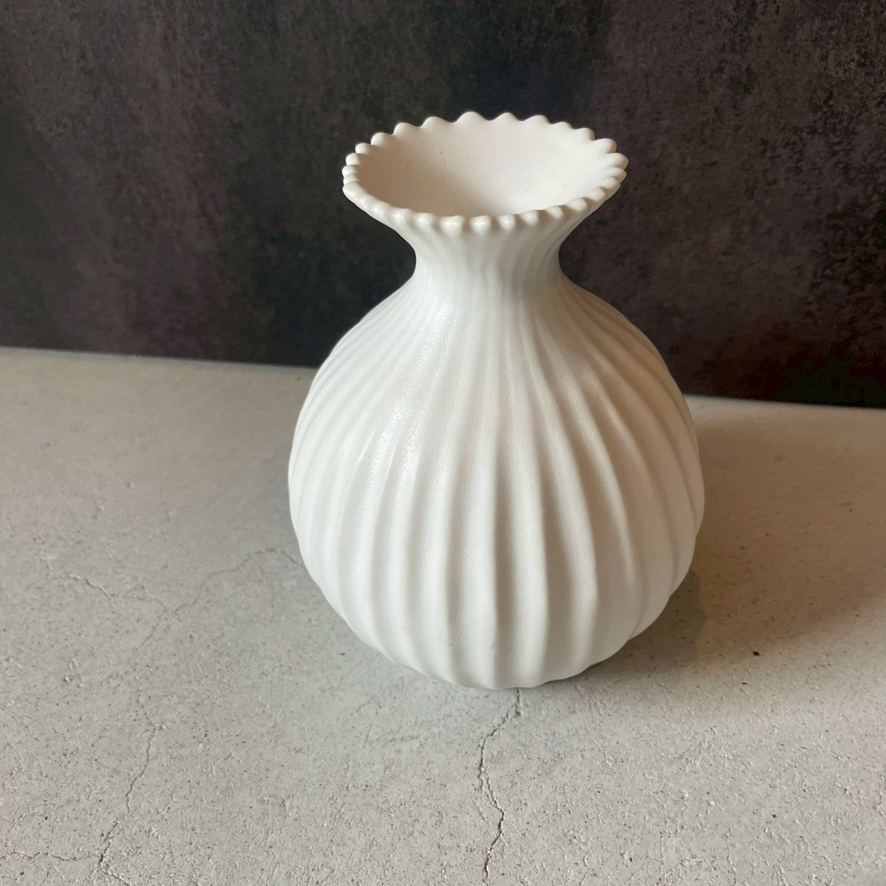 花器D　白【FK62】