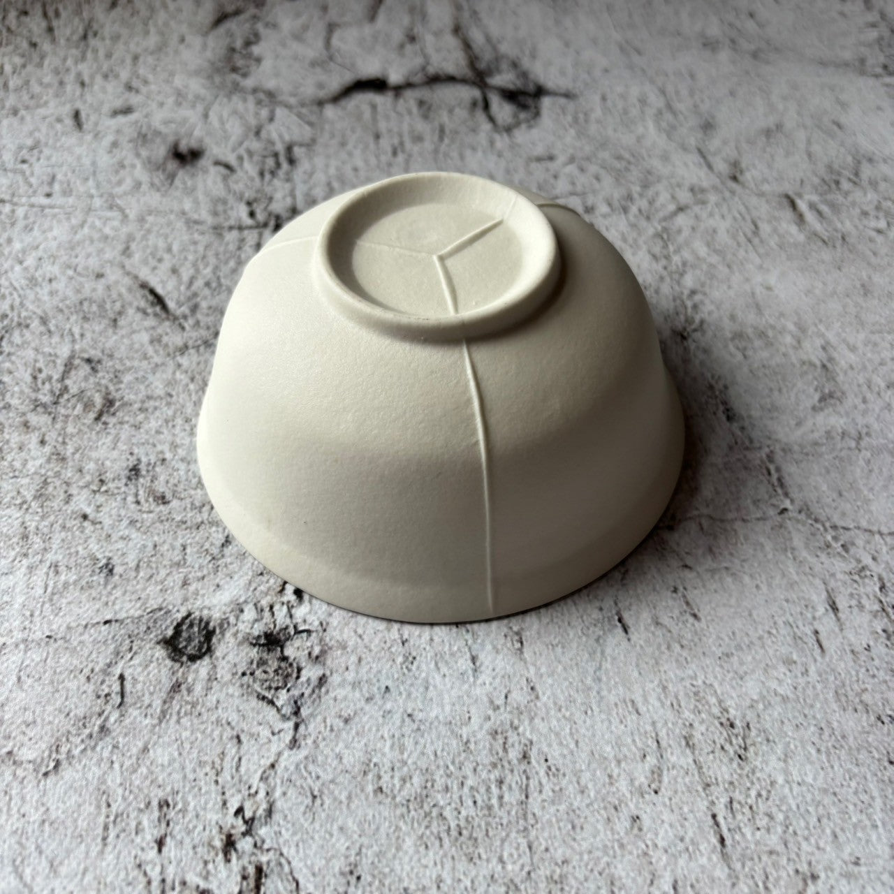 作家　飛松灯器　茶碗　白【22】