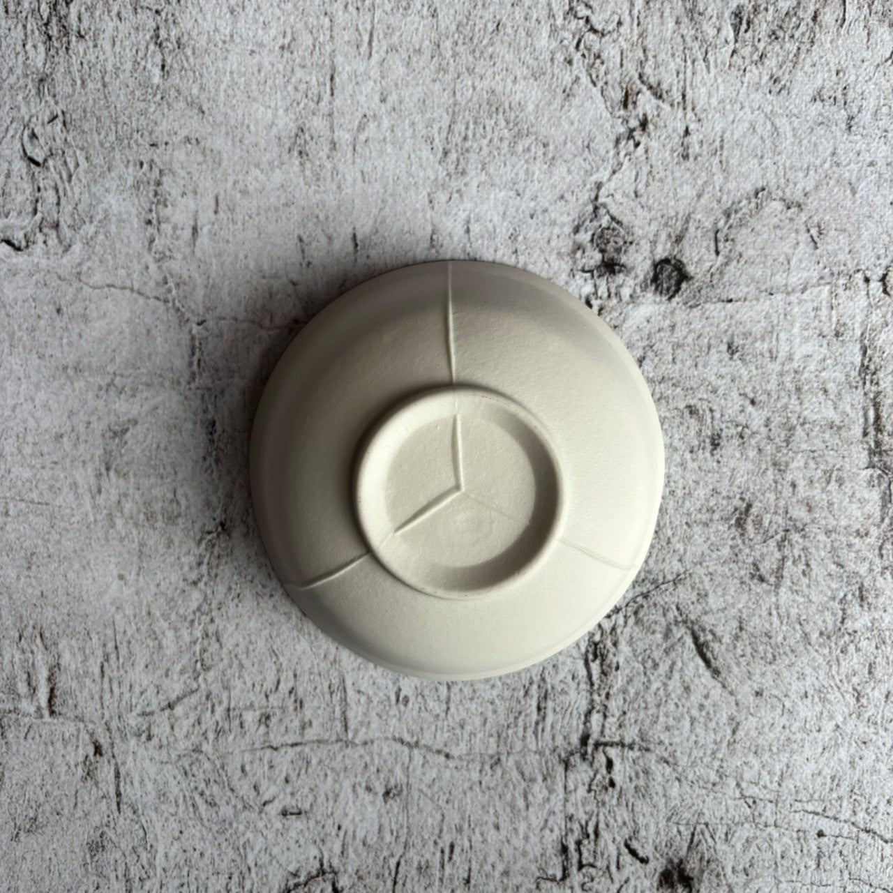 作家　飛松灯器　茶碗　白【22】