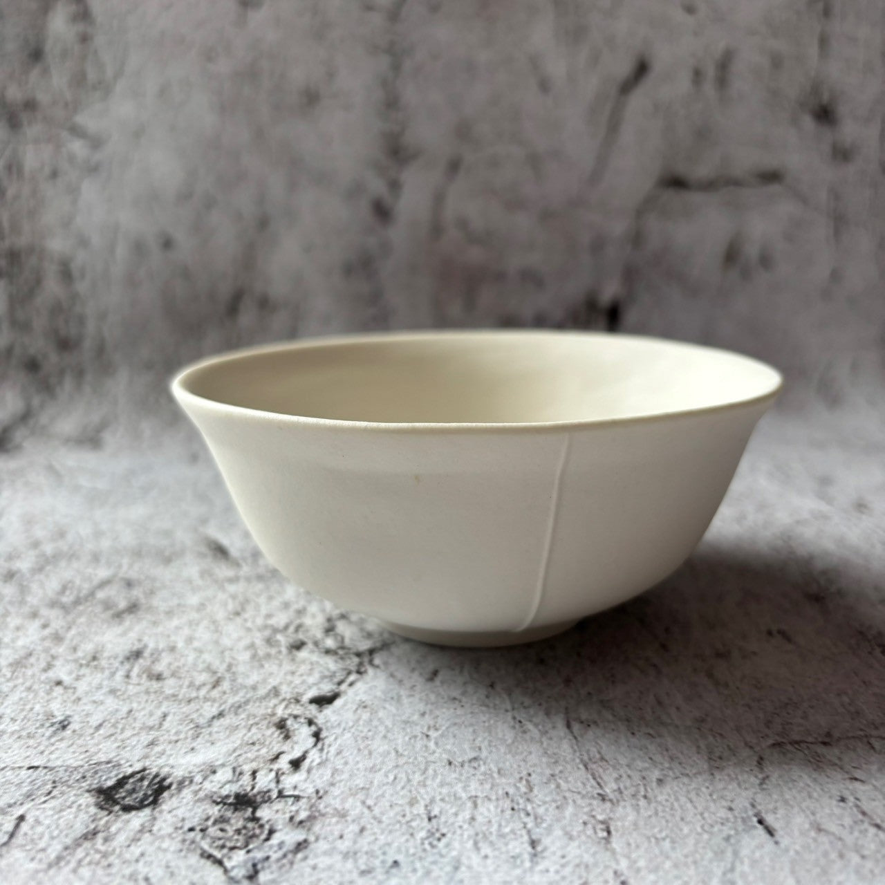 作家　飛松灯器　茶碗　白【22】