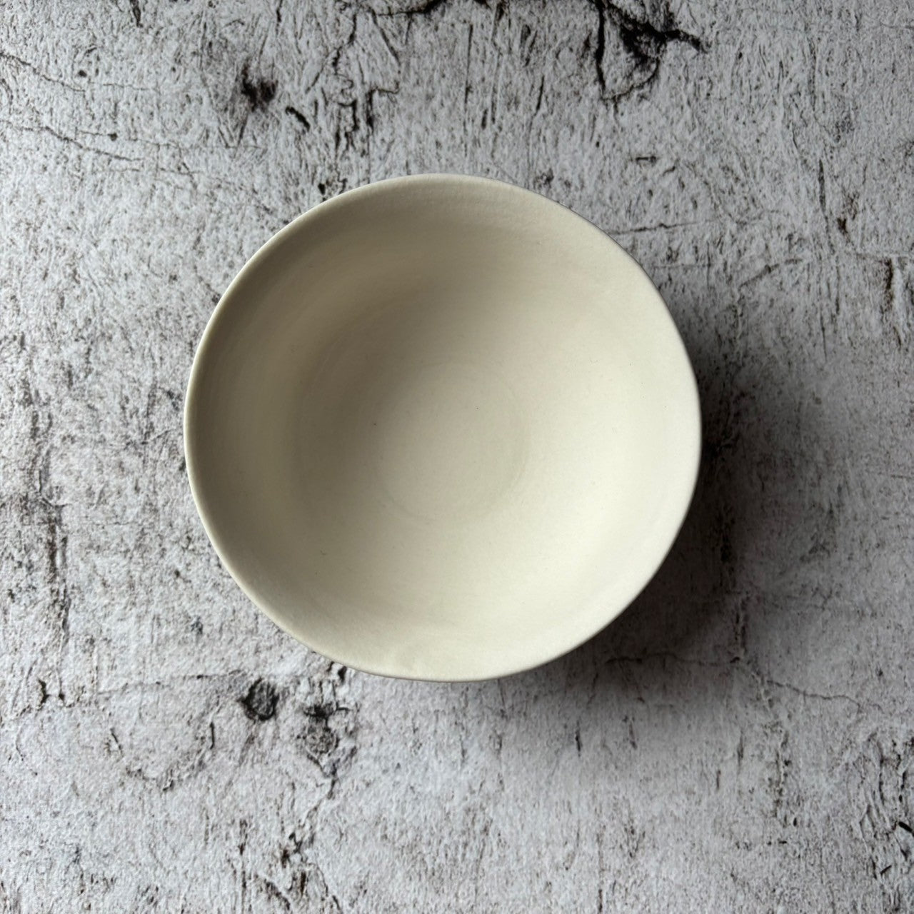 作家　飛松灯器　茶碗　白【22】