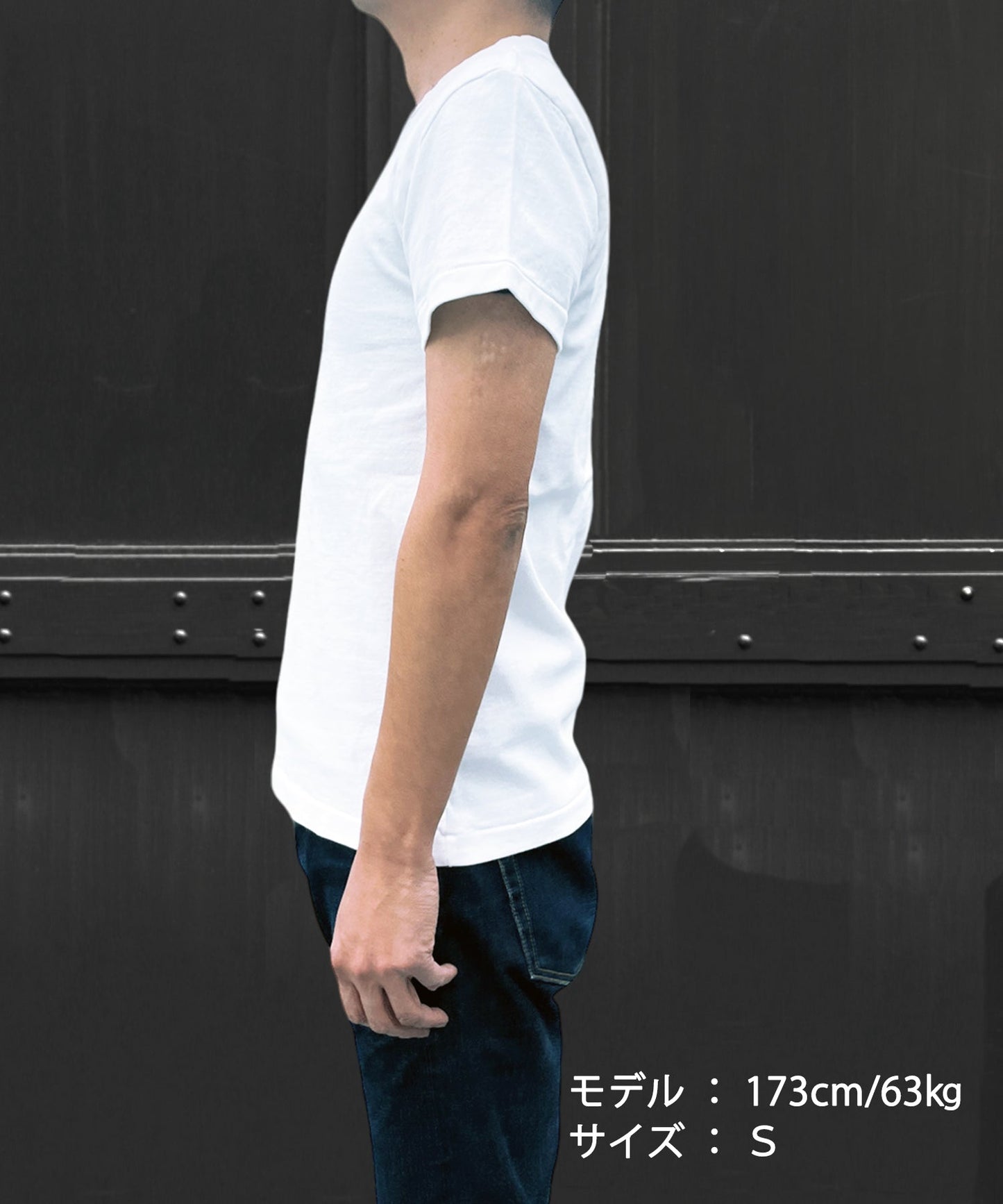 INDIGO COTTON JERSEY S/S TEE／INDIGO