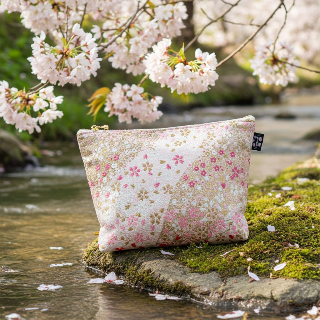 きんらん たっぷりポーチ（large）