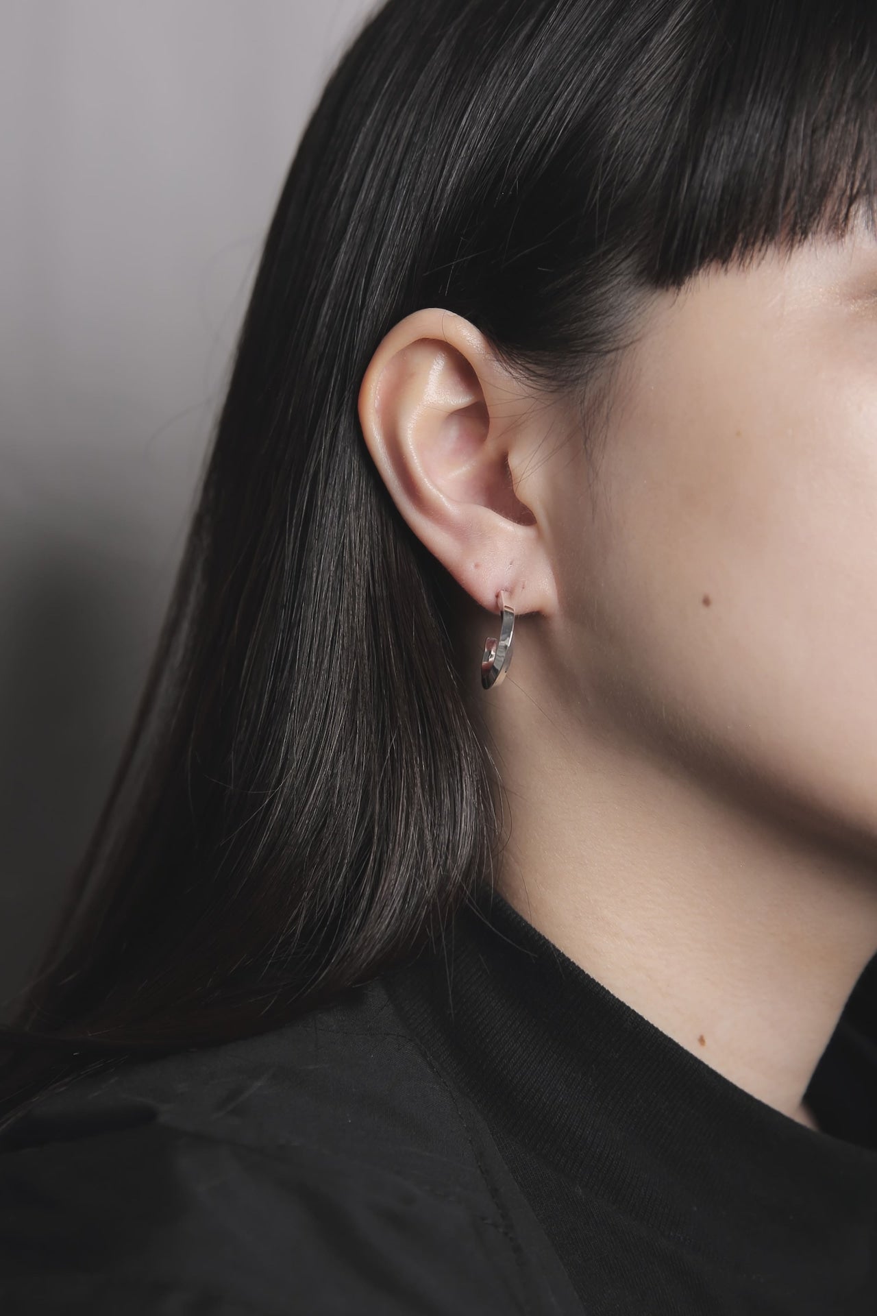 シルバー925 フープピアス | 22-E-019