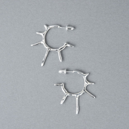 シルバー925 フープピアス | 23-E-021