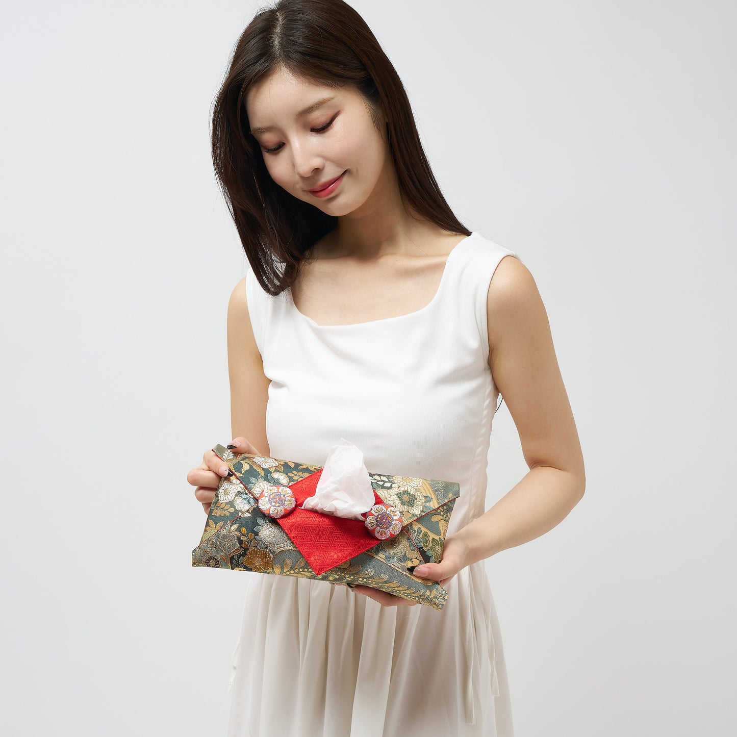 ふんわりティッシュ包み