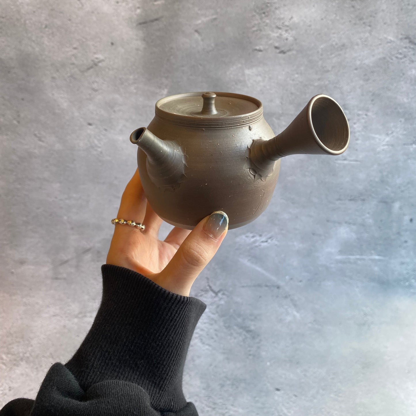 焼〆梨皮窯変急須（230ml）【14】