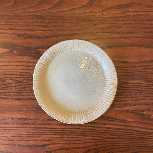 ラッフルプレート M 鉄散｜古谷製陶所（信楽焼 陶器）【古48】