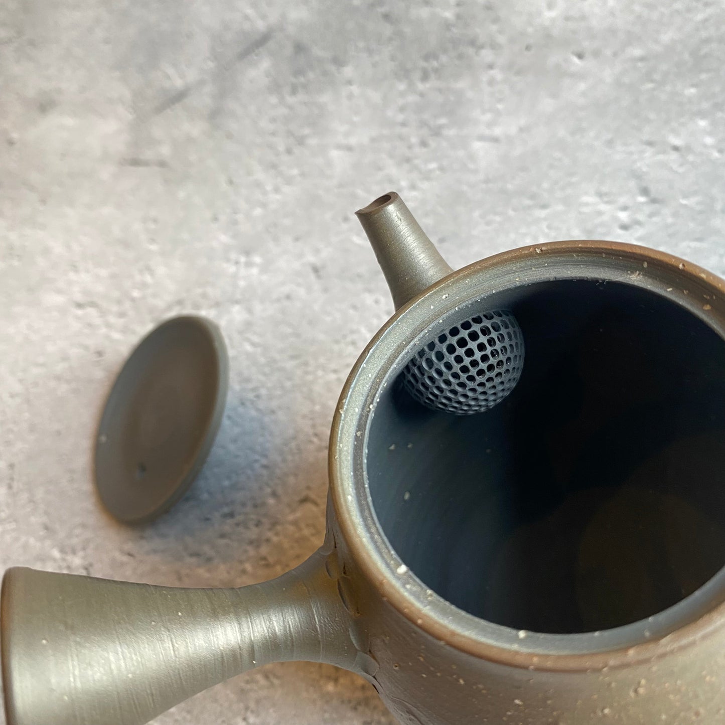 朱泥筋目急須（230ml）【10】