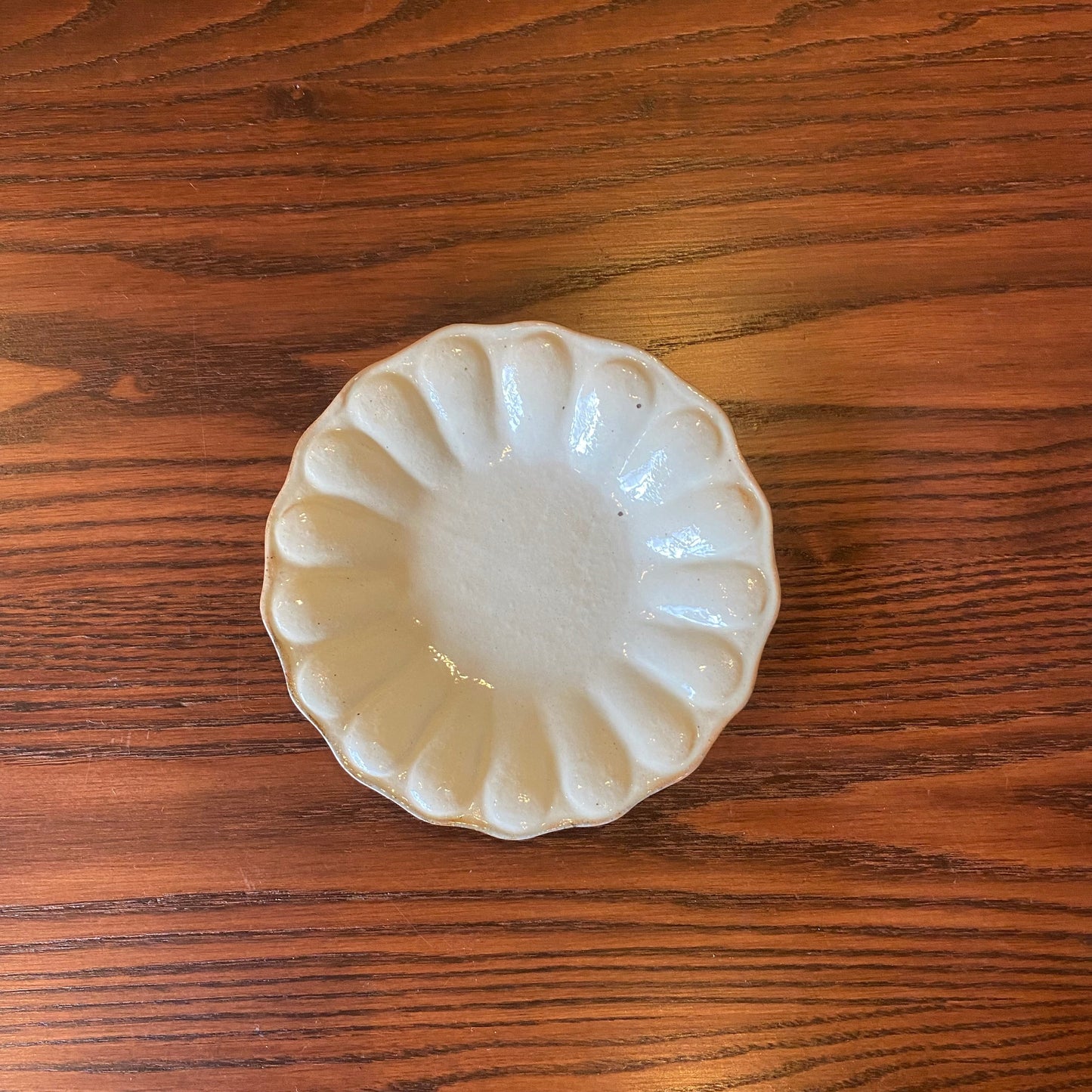 輪花深皿 小 鉄散｜古谷製陶所（信楽焼 陶器）【古51】