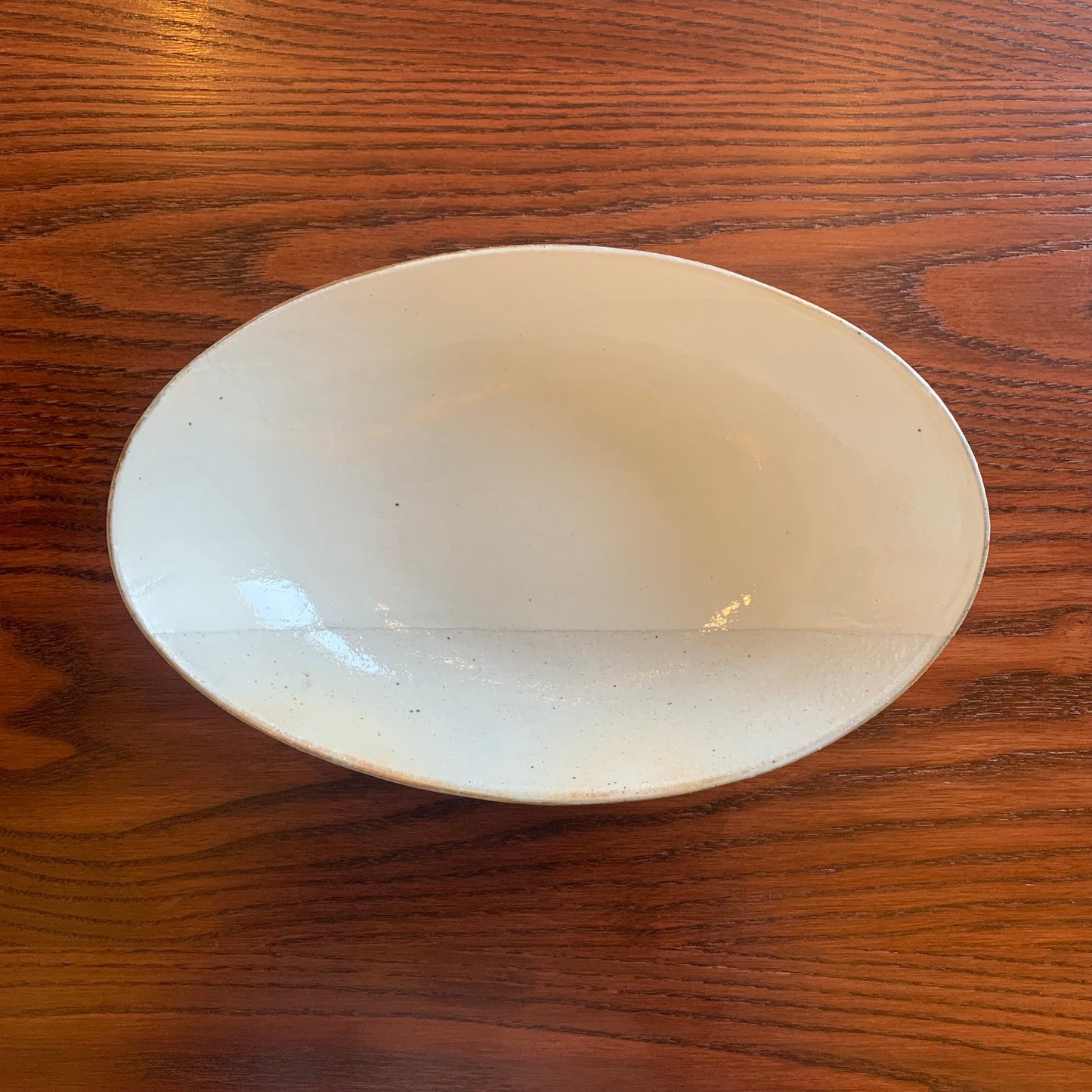 楕円深鉢 大 荒鉄線｜古谷製陶所（信楽焼 陶器）【古68】