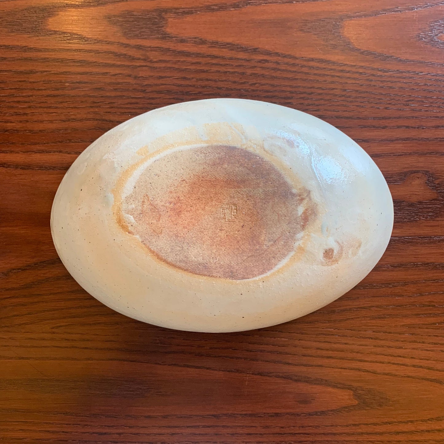 楕円深鉢 大 荒鉄線｜古谷製陶所（信楽焼 陶器）【古68】