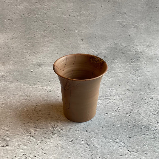 173　藻掛湯呑み 朱色【37】