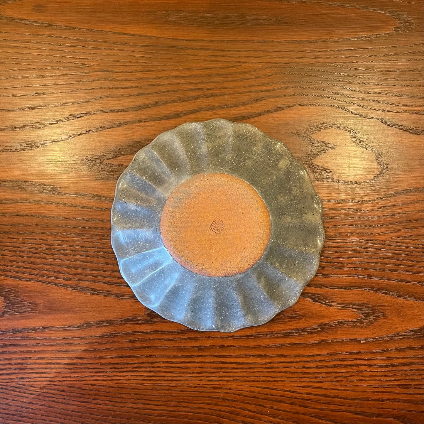 輪花深皿 大 グレー釉｜古谷製陶所（信楽焼 陶器）【古27】