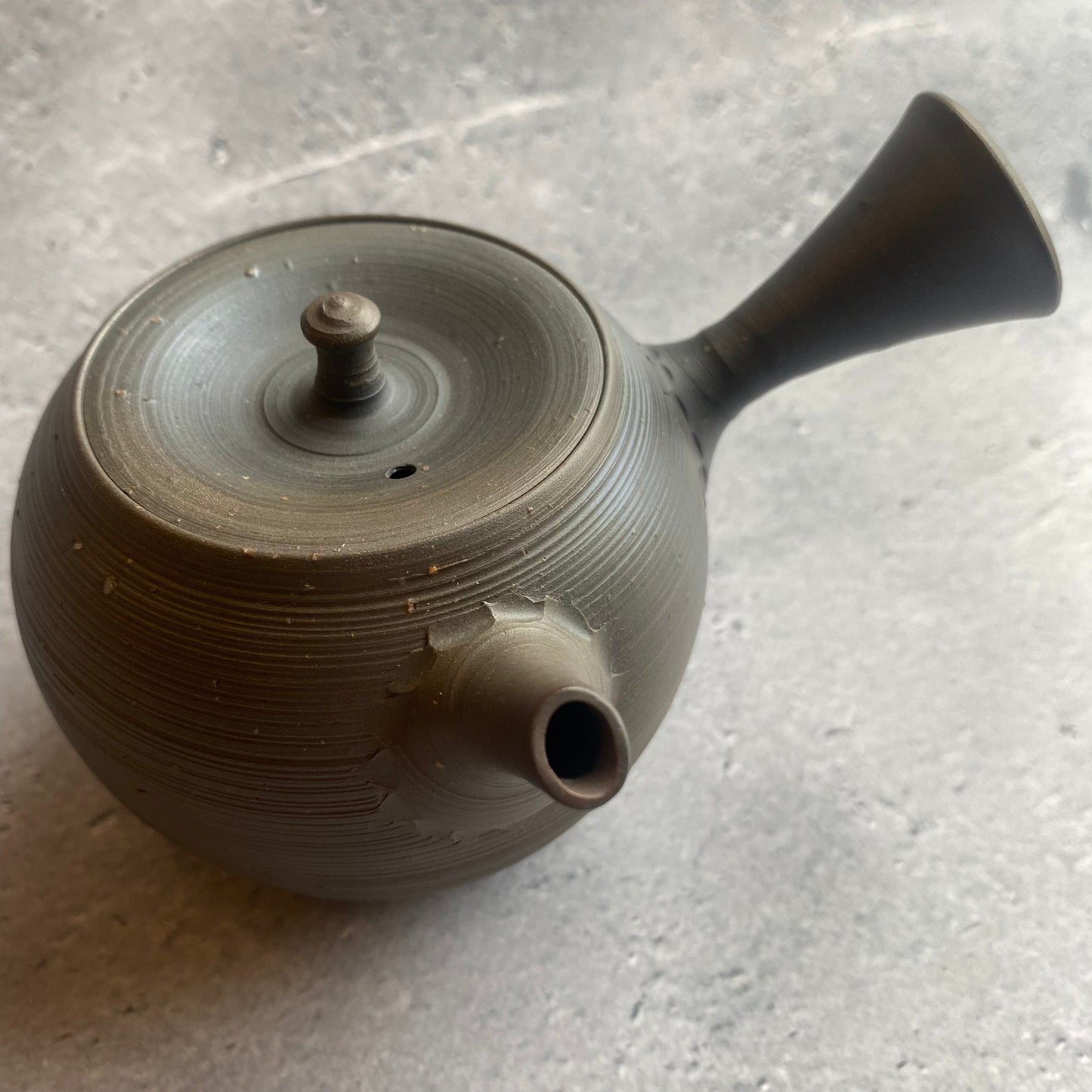 糸目梨皮窯変急須（230ml）【13】