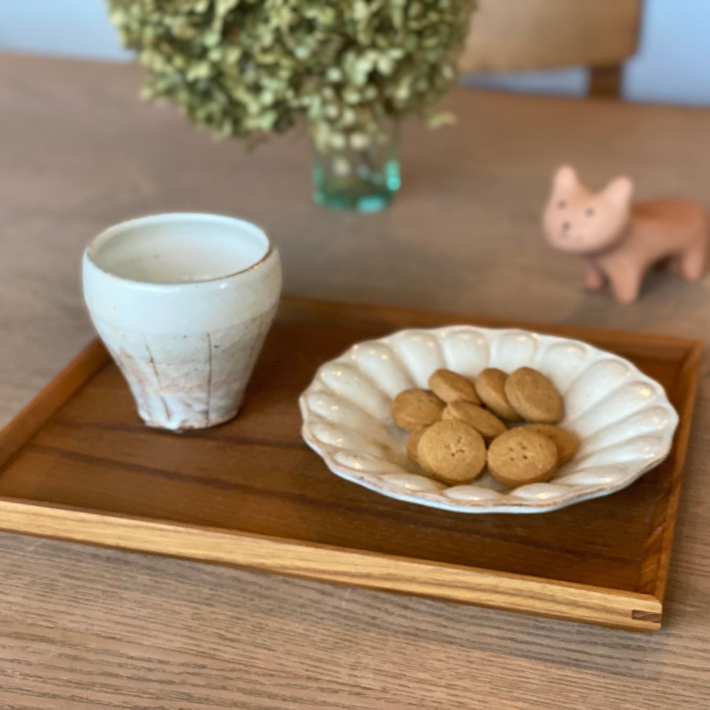 輪花深皿 小 鉄散｜古谷製陶所（信楽焼 陶器）【古51】