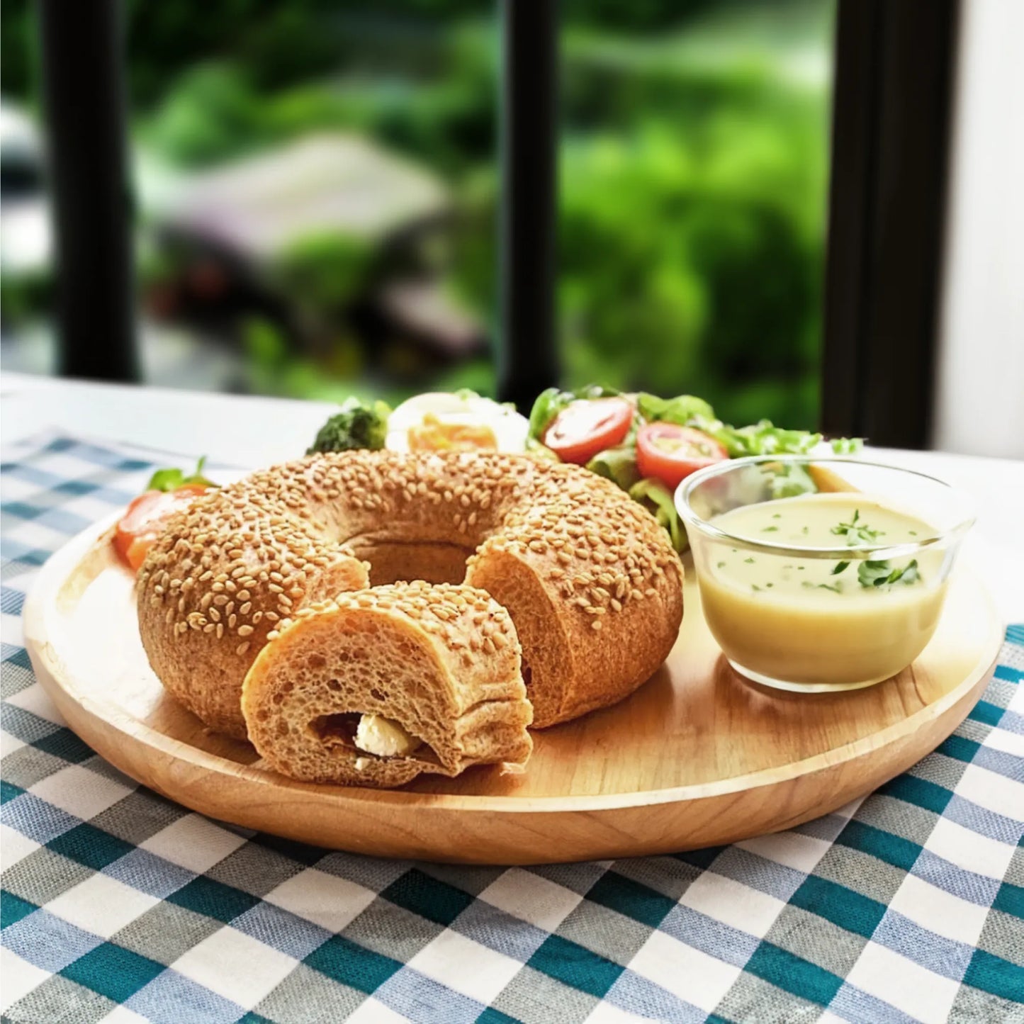 オニオンクリームチーズwithセサミ 糖質7.0g