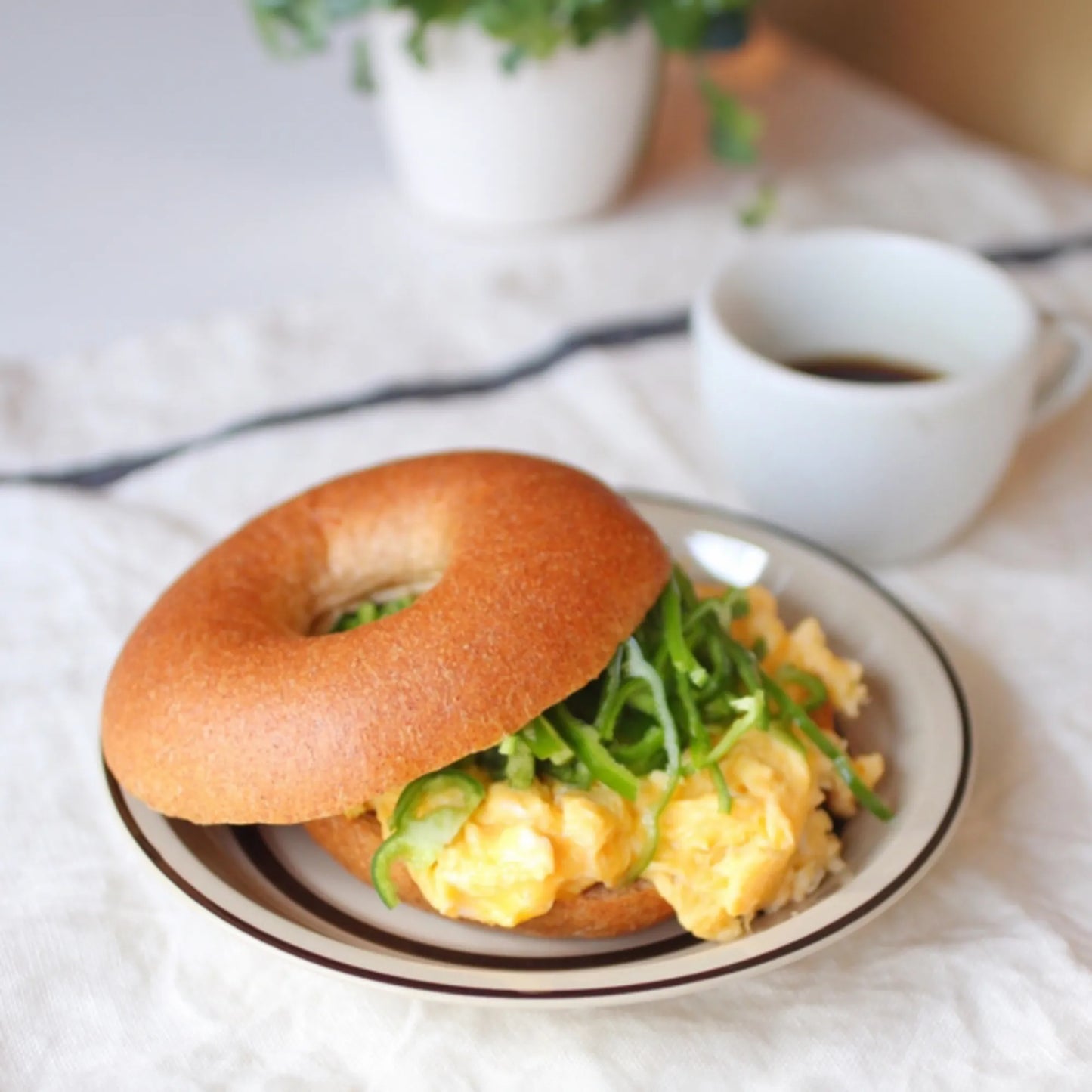 プレーンベーグル 糖質5.4g