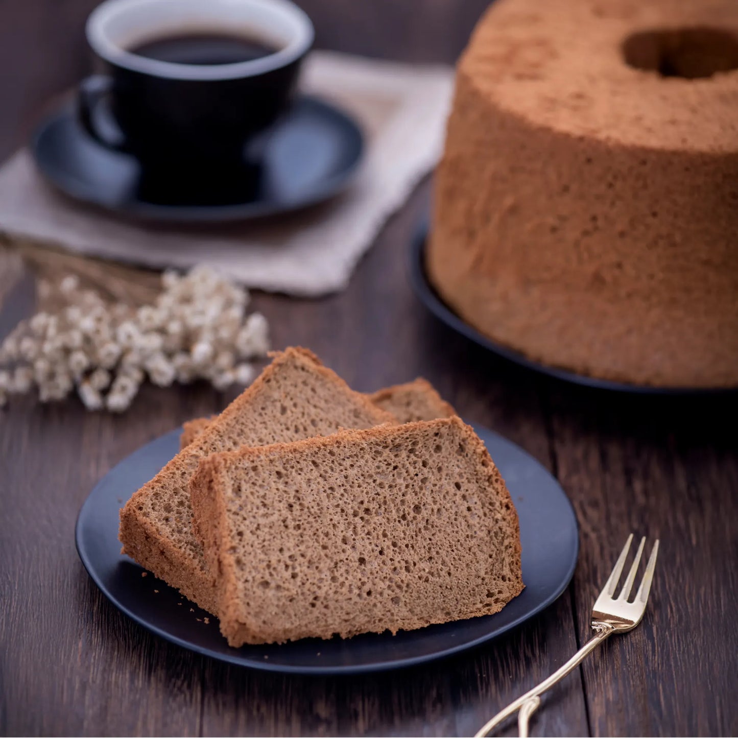 紅茶シフォンケーキホール 糖質7.2g/1ホール