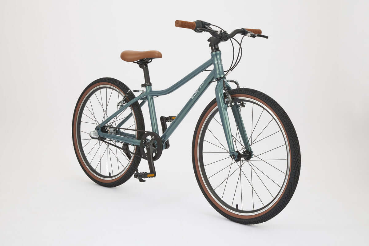 wimo kids 24 (Kale / ケール）| 24インチ子供自転車, 青緑色のデザインのジュニア用自転車の画像